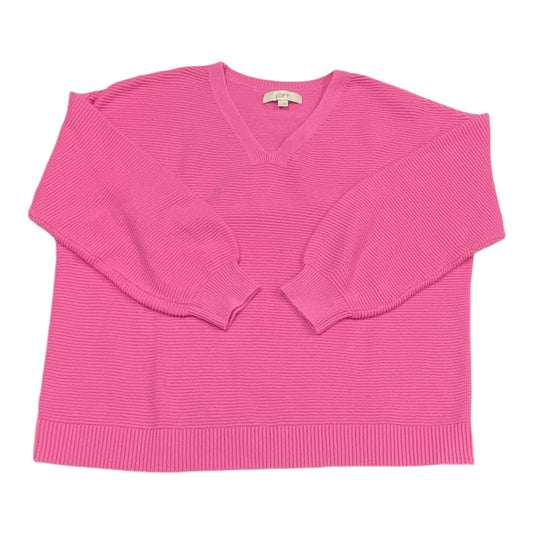 Sweater By Loft In Pink, Size: Xl