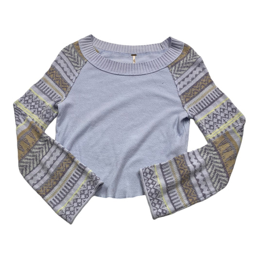 Sweater By Free People In Blue & Purple, Size: S