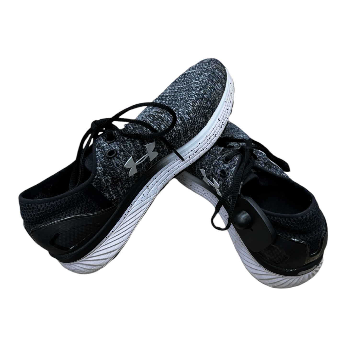 Shoes Athletic By Under Armour In Black & White, Size: 9.5