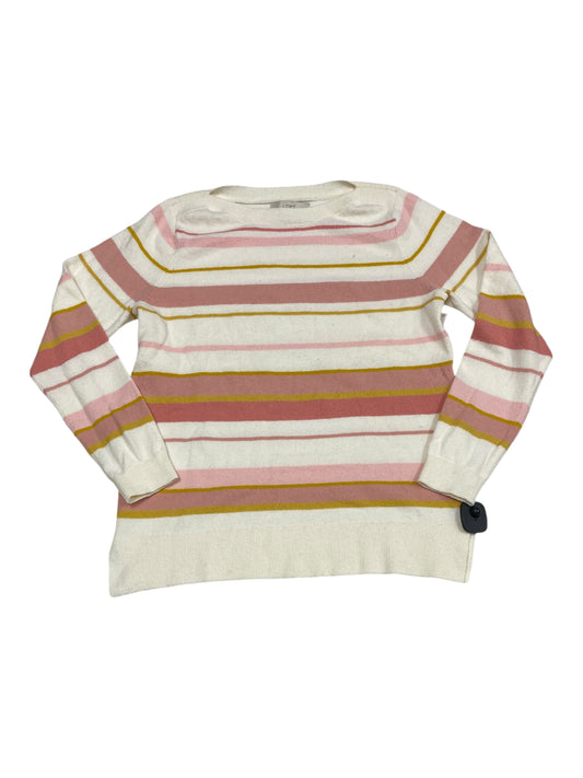 Sweater By Loft In Striped Pattern, Size: L