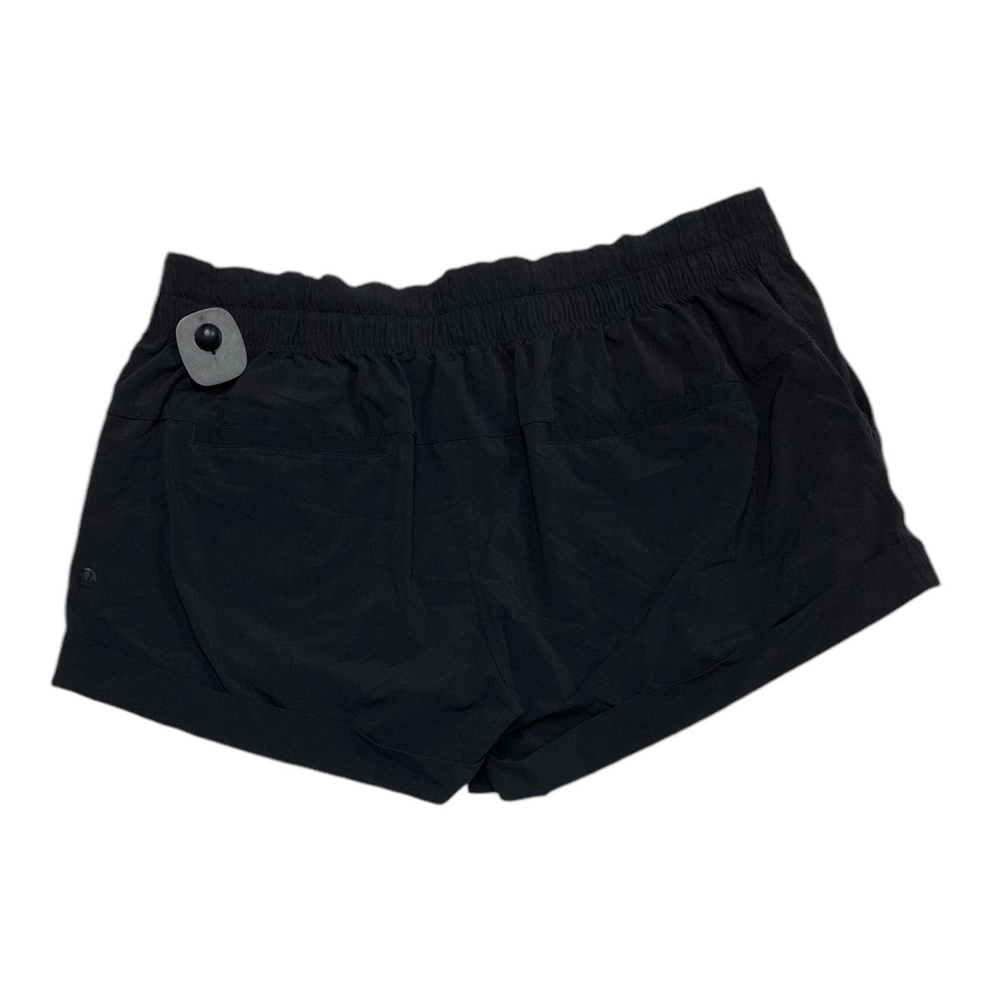 Athletic Shorts By Lululemon In Black, Size: 12