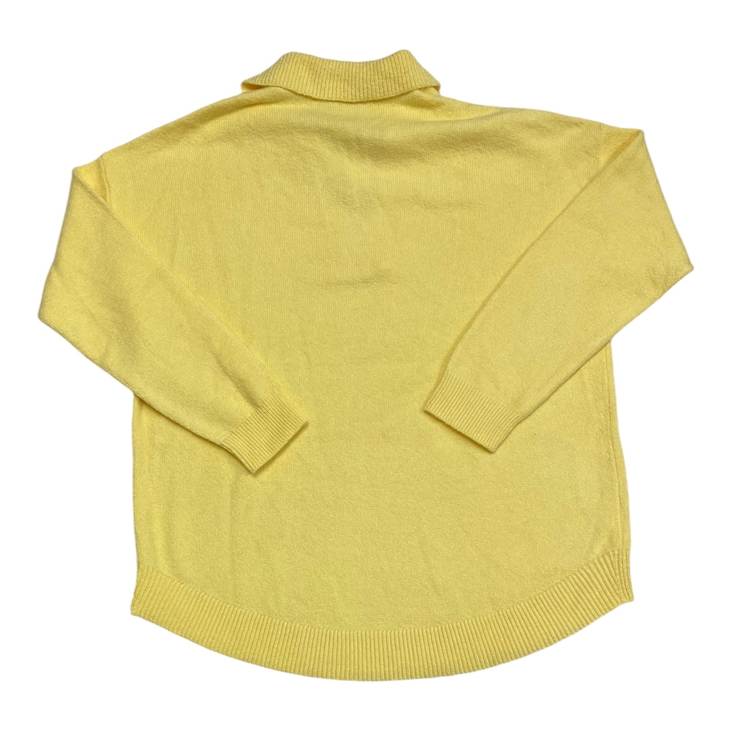 Sweater By Loft In Yellow, Size: L