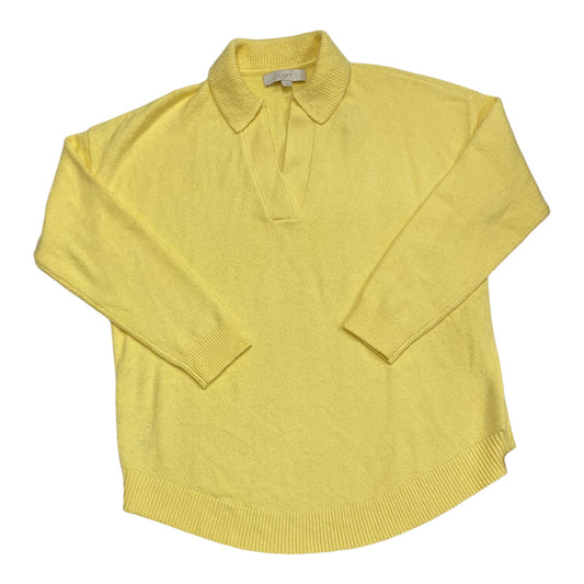 Sweater By Loft In Yellow, Size: L