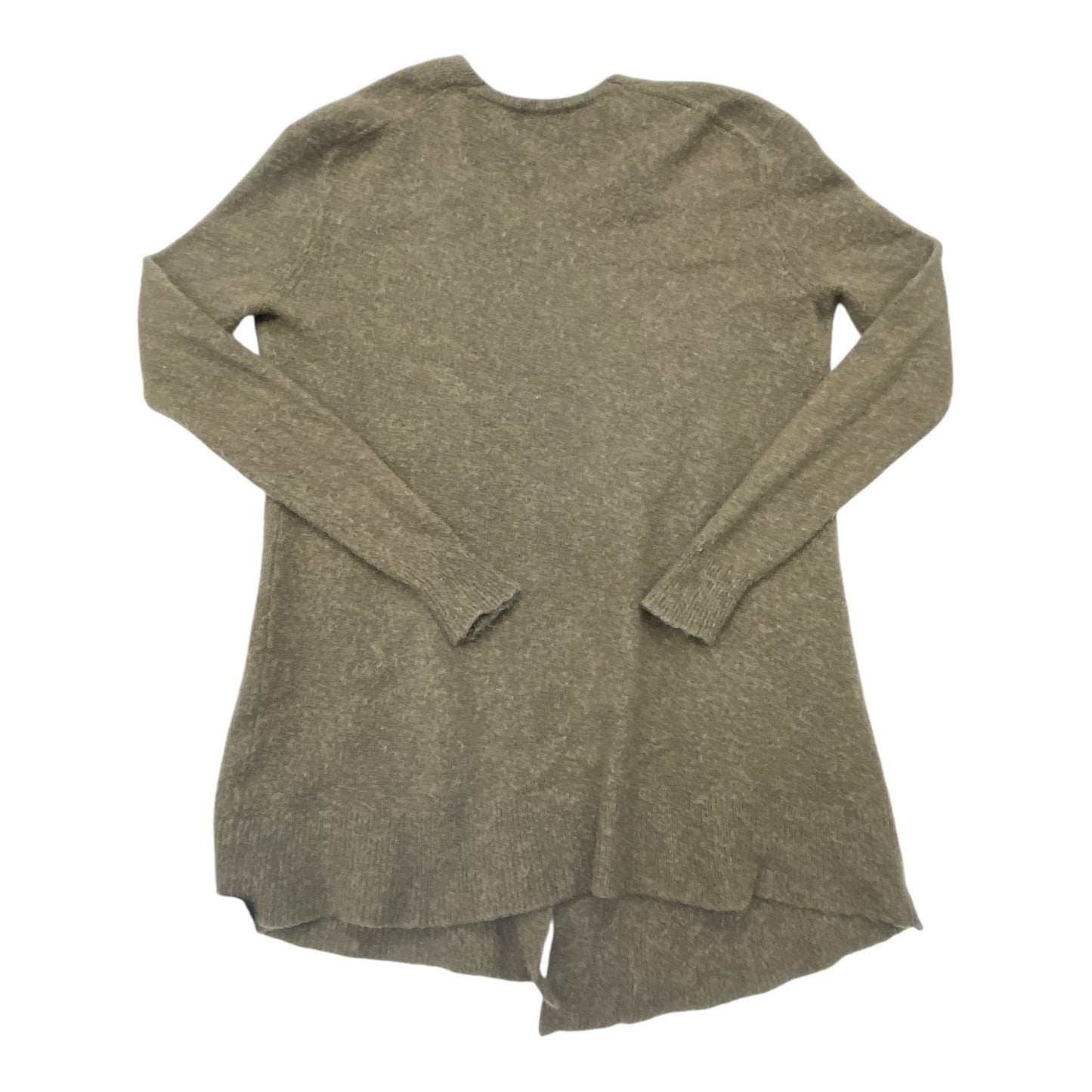 Sweater Cardigan By Madewell In Green, Size: Xs