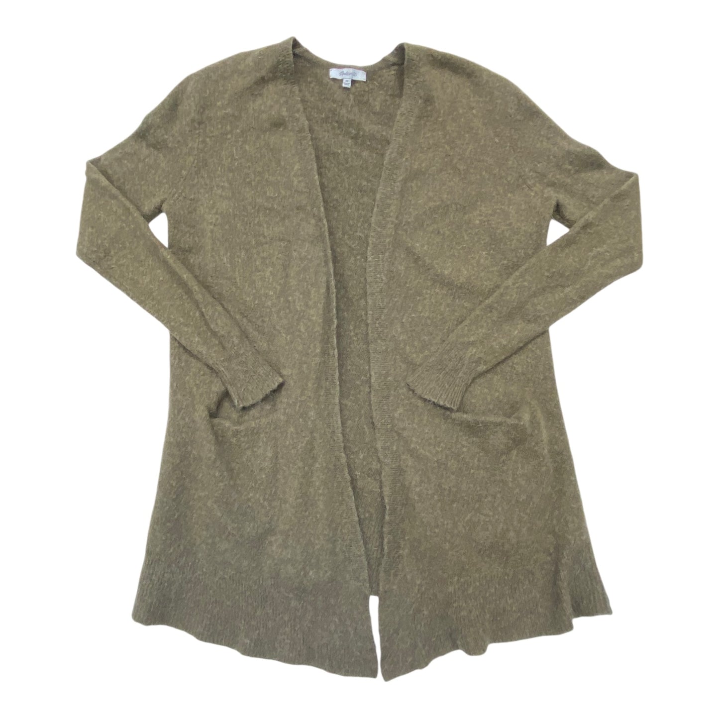 Sweater Cardigan By Madewell In Green, Size: Xs