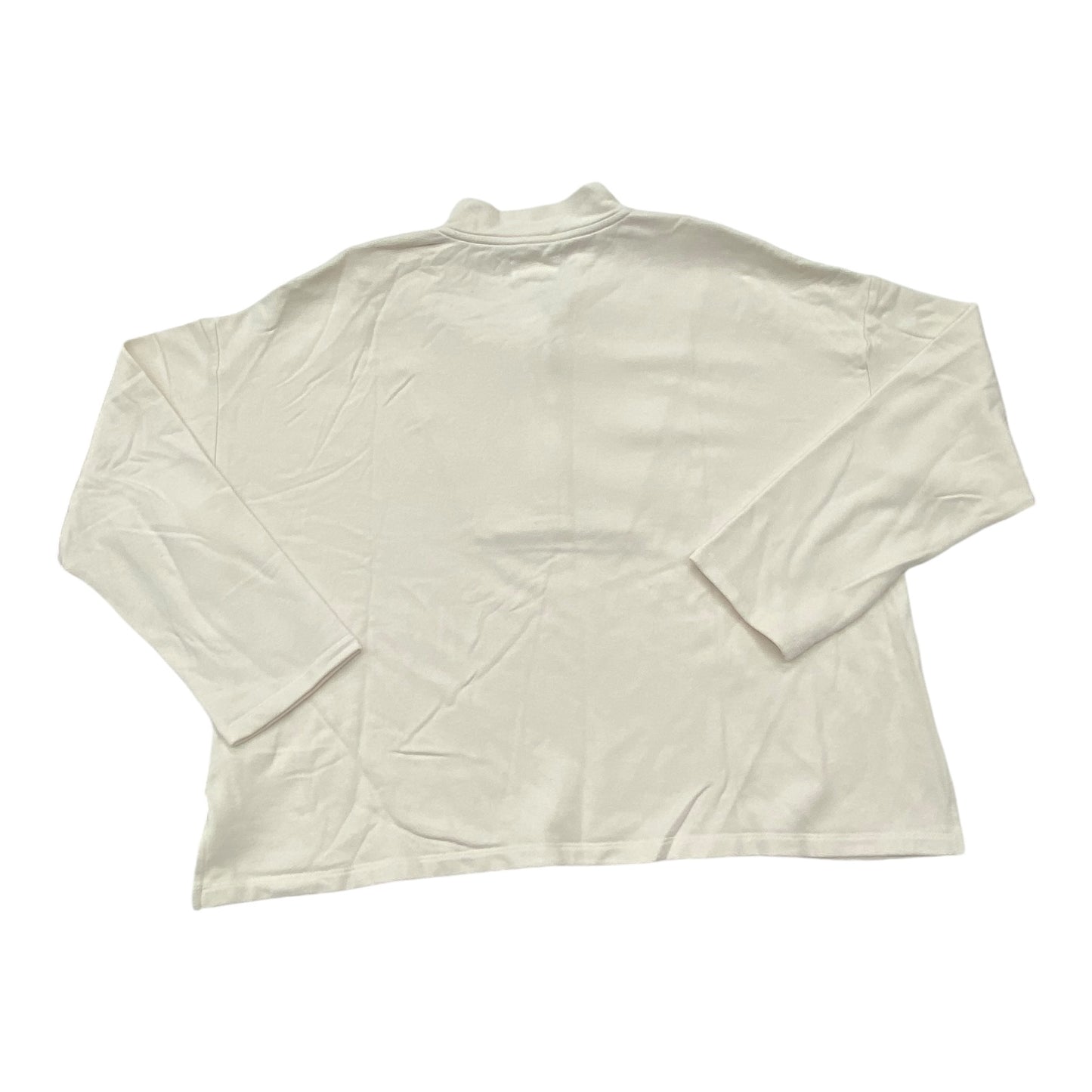 Top Long Sleeve By Lou And Grey In Ivory, Size: L