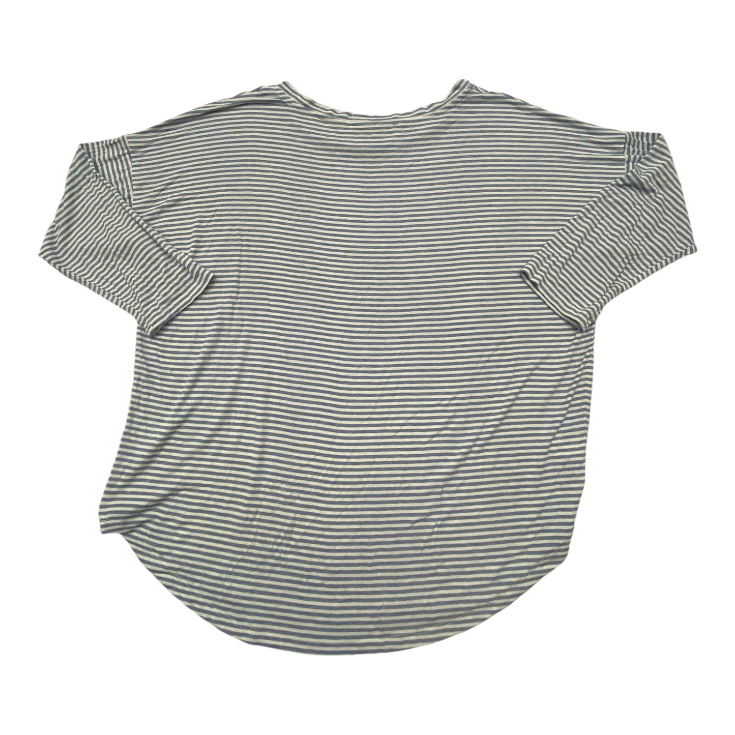 Top Long Sleeve By Loft In Striped Pattern, Size: M