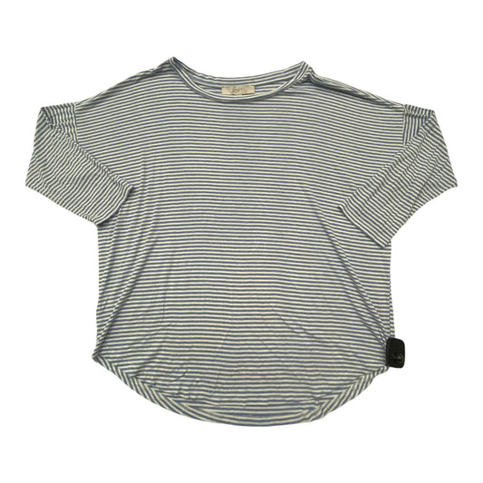 Top Long Sleeve By Loft In Striped Pattern, Size: M