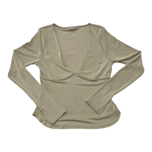 Top Long Sleeve By Free People In Gold, Size: M