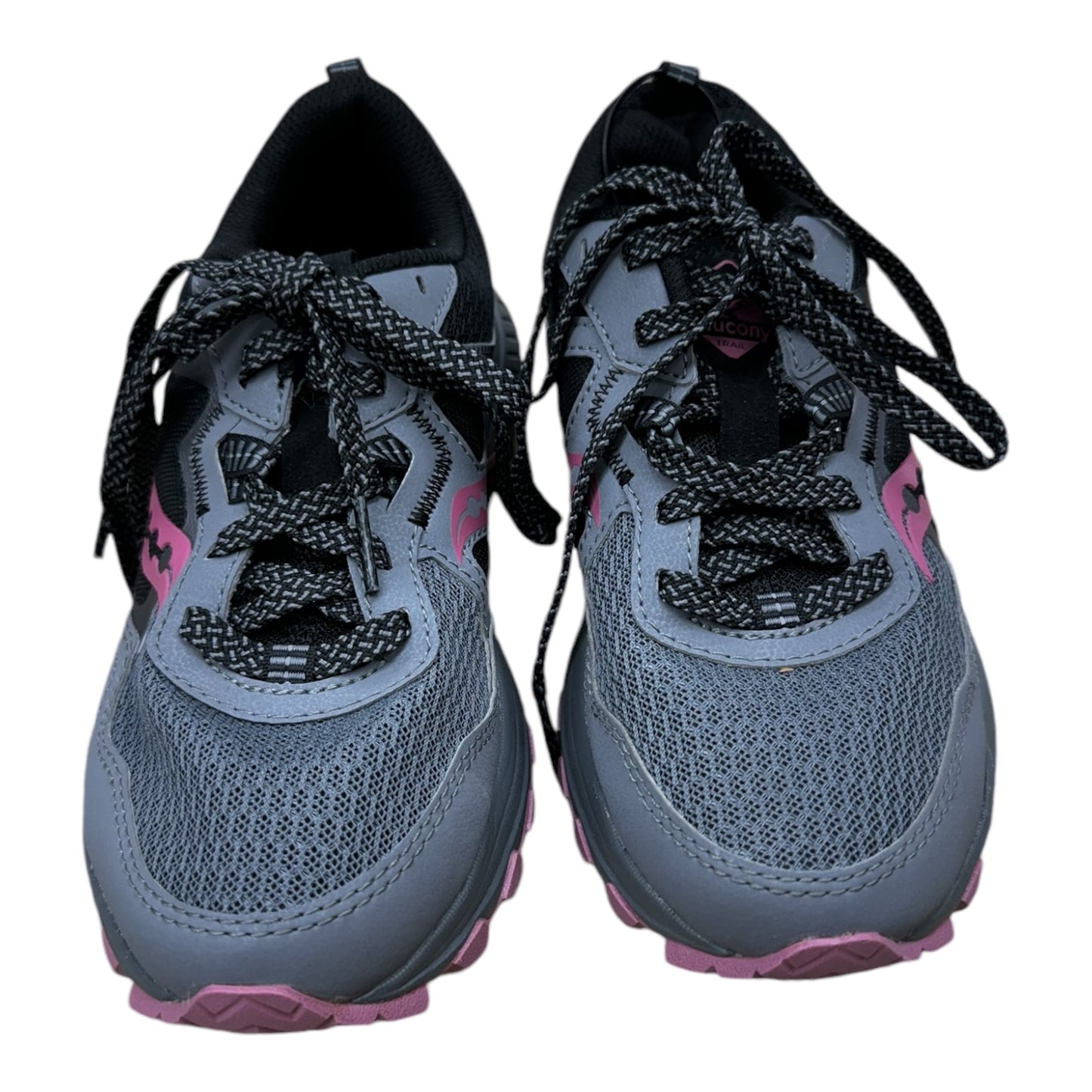 Shoes Athletic By Saucony In Grey & Pink, Size: 6