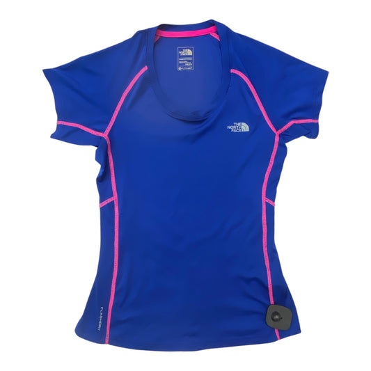 Athletic Top Short Sleeve By The North Face In Blue, Size: Xs