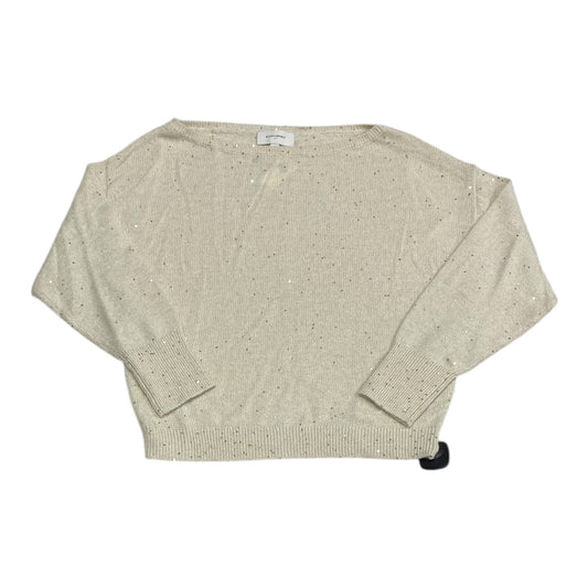 Sweater By Banana Republic In Cream, Size: M