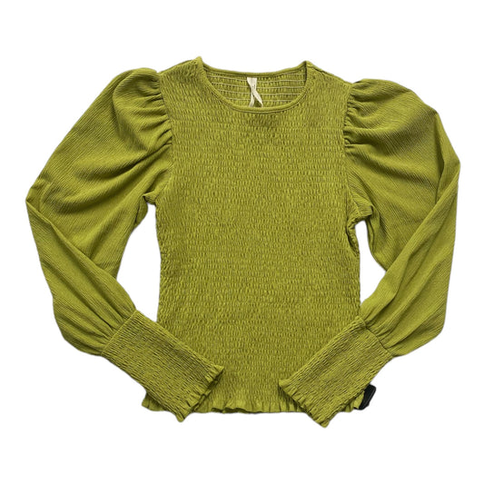 Green Top Long Sleeve Anthropologie, Size S