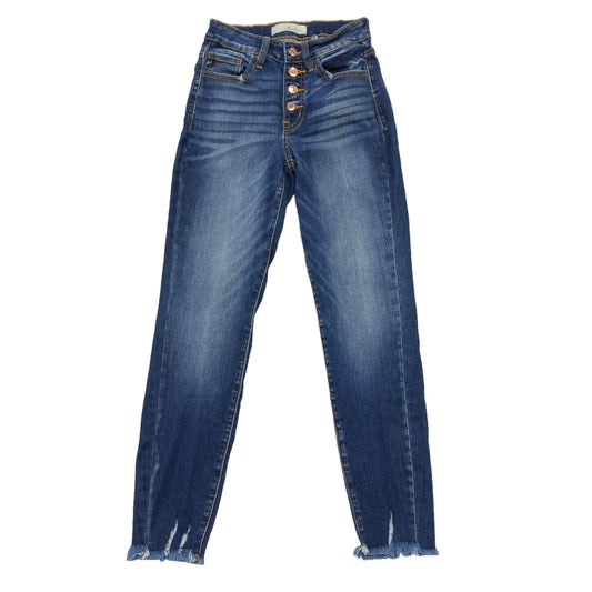 Blue Denim Jeans Skinny Kancan, Size 0