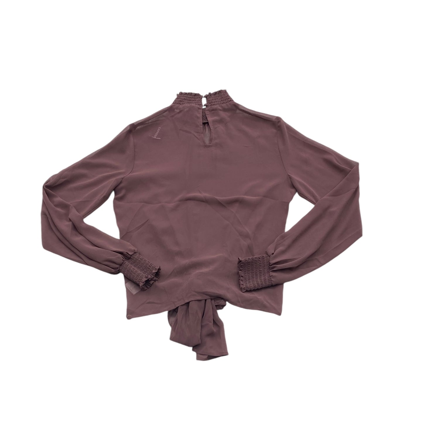 Top Long Sleeve By Express In Purple, Size: Xs