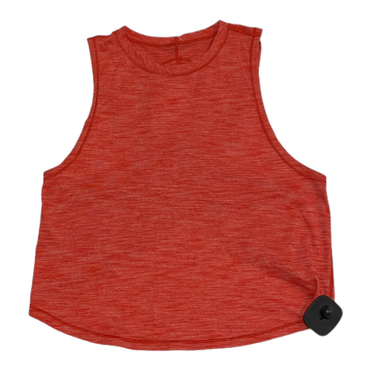 Athletic Tank Top By Lululemon In Red, Size: 2