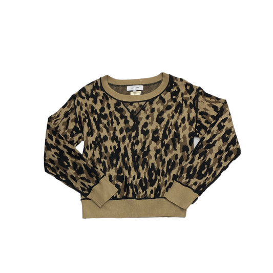 Top Long Sleeve By John + Jenn In Animal Print, Size: Xs