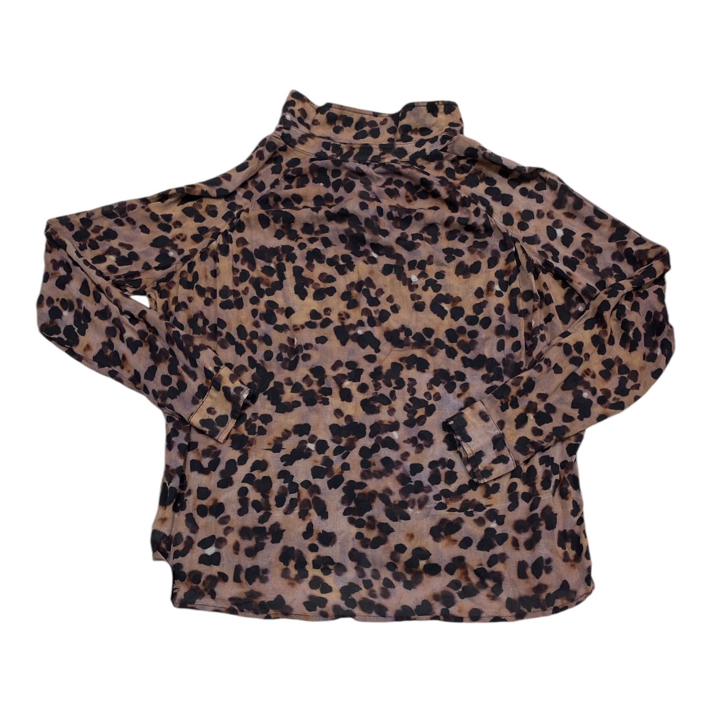 Top Long Sleeve By Cloth & Stone In Animal Print, Size: S