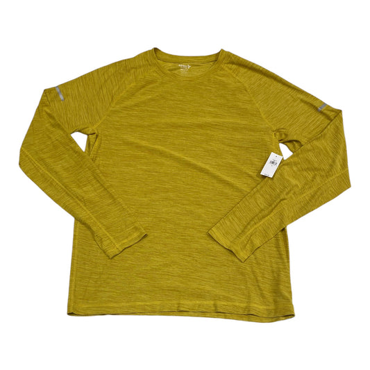 Athletic Top Long Sleeve Crewneck By Old Navy In Yellow, Size: S