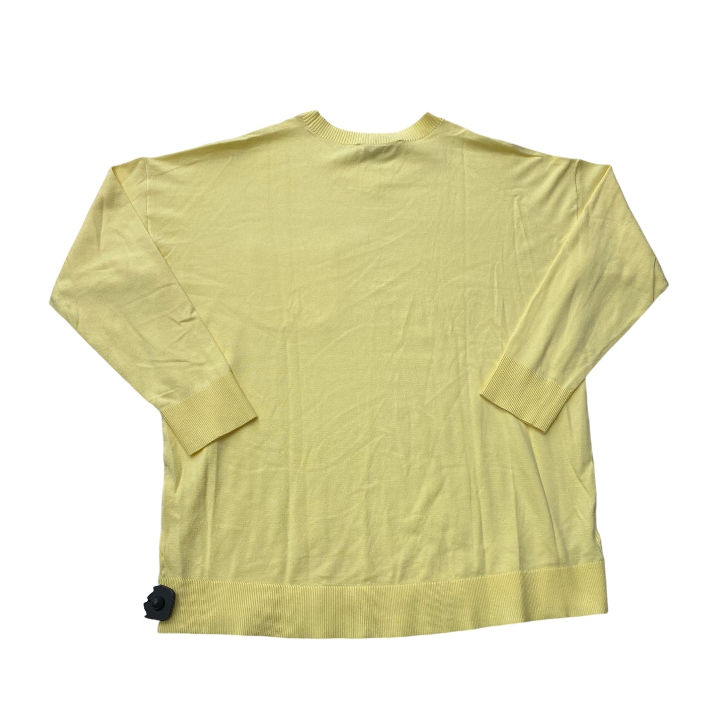 Top Long Sleeve By Loft In Yellow, Size: L