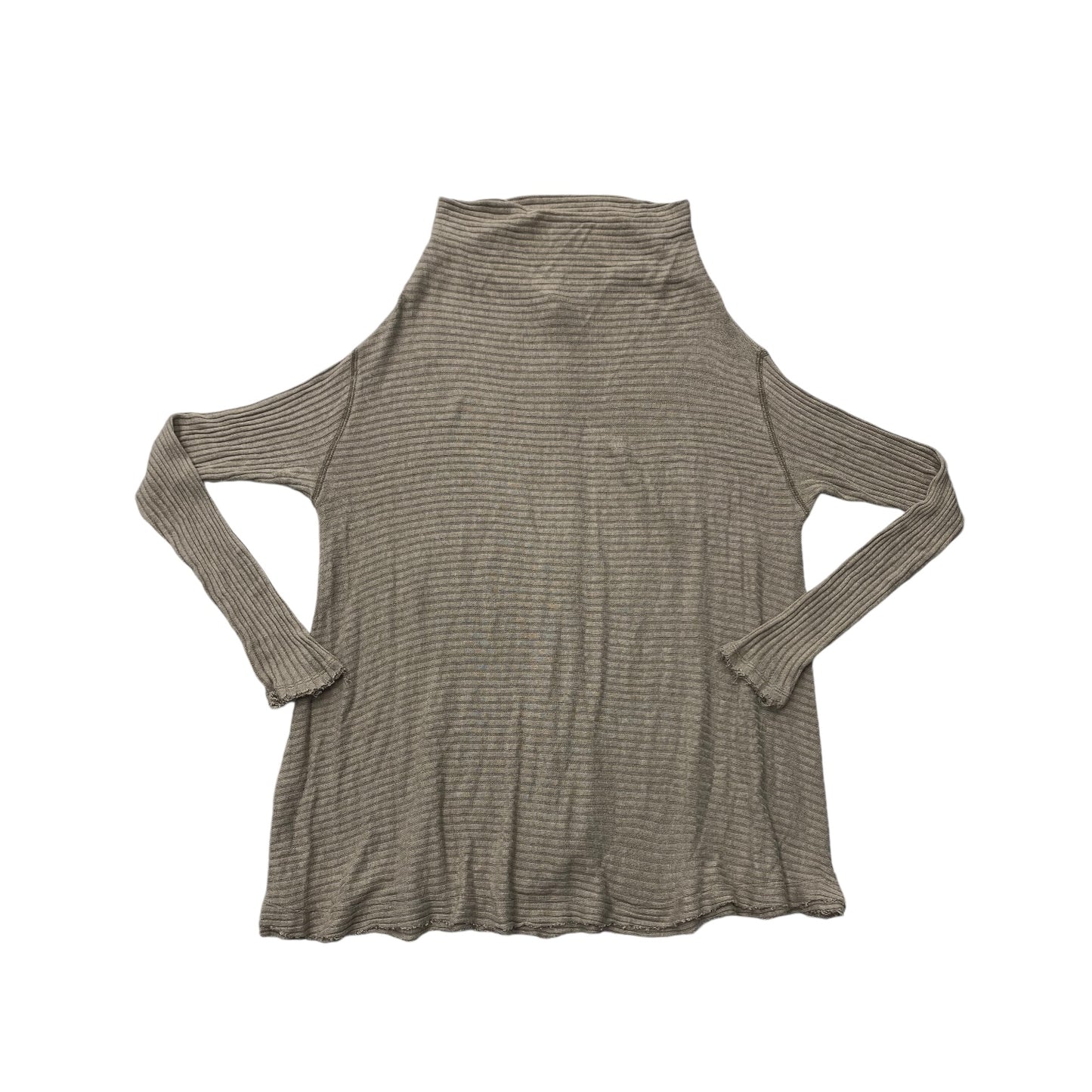 Top Long Sleeve By We The Free In Taupe, Size: Xs