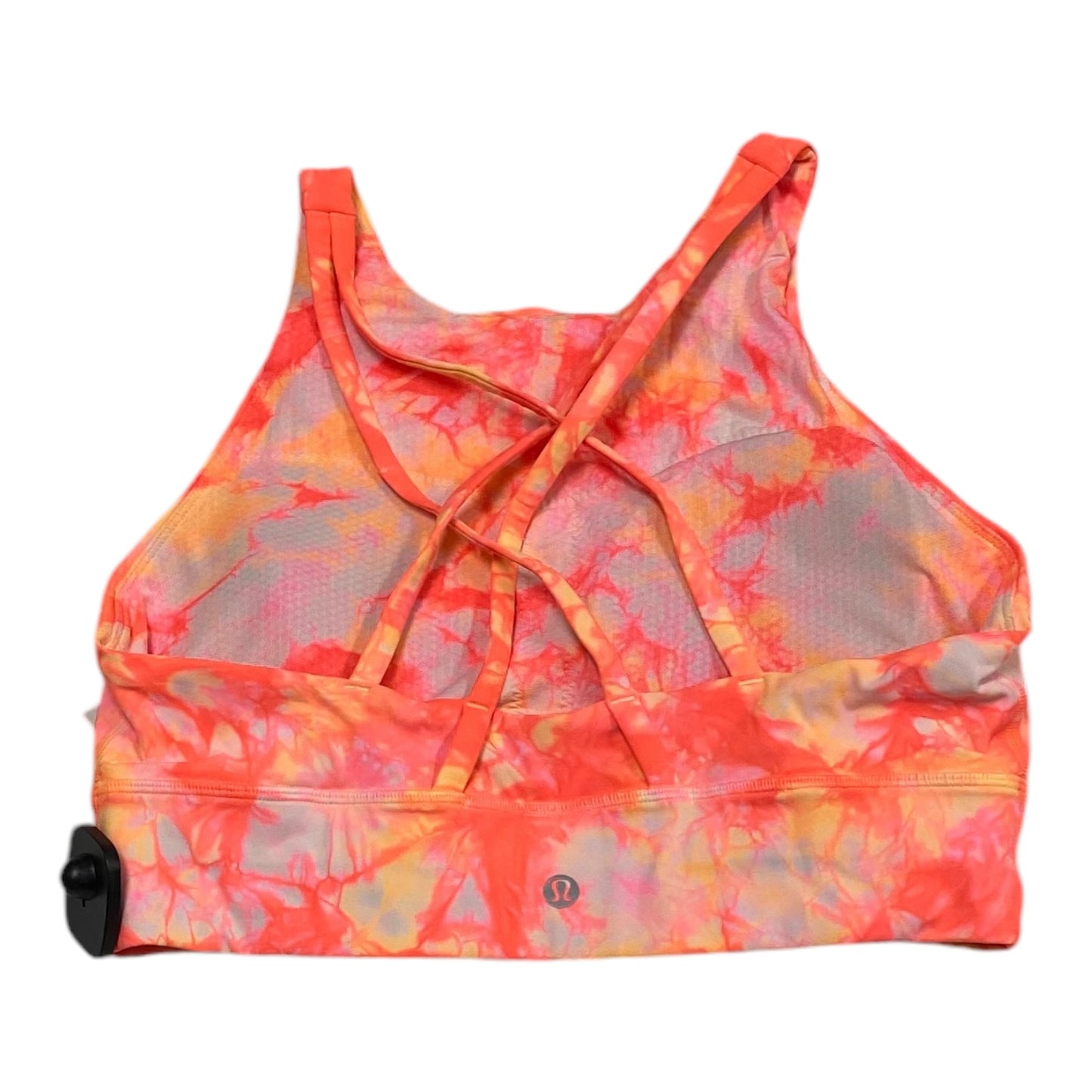 Athletic Bra By Lululemon In Orange, Size: 10