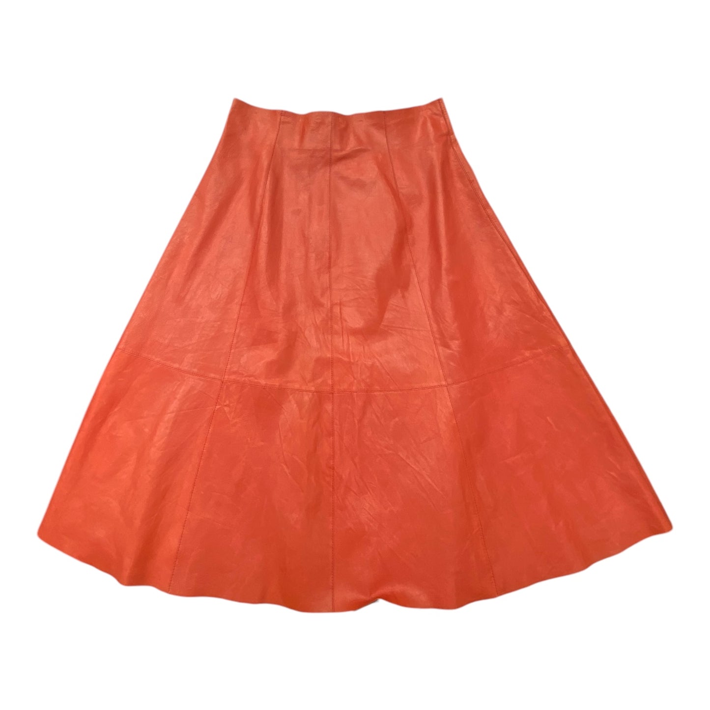 Skirt Designer By Lafayette 148 In Orange, Size: 10