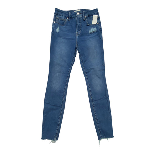 Jeans Boot Cut By Good American In Blue Denim, Size: 4