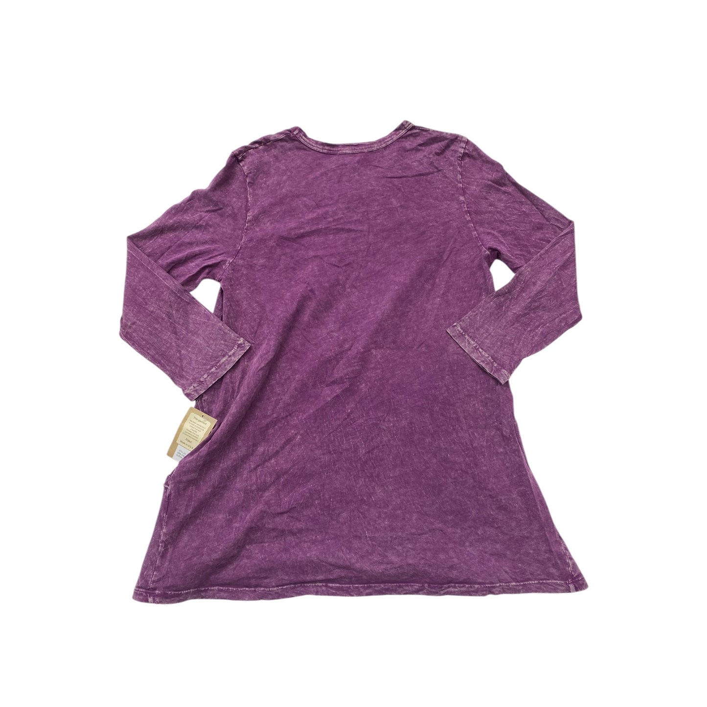 Top Long Sleeve By Jess And Jane In Purple, Size: Xl