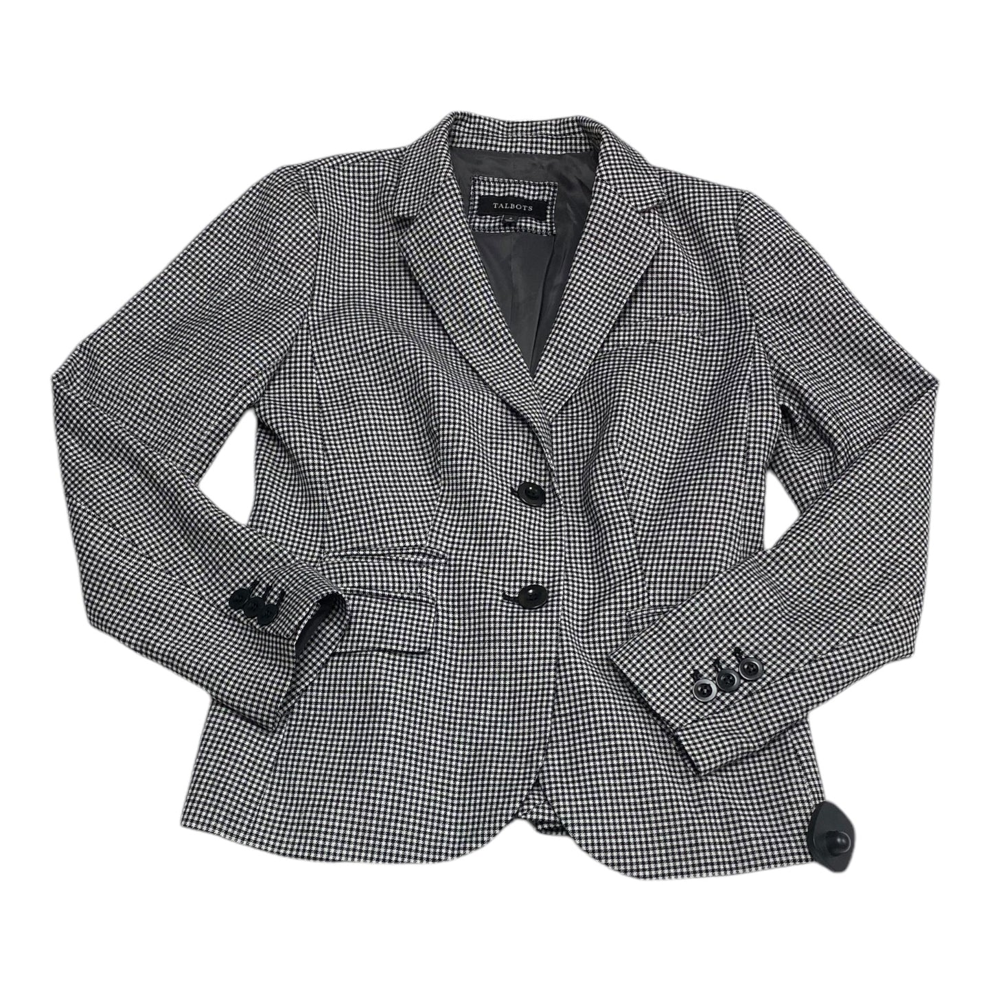 Blazer By Talbots In Black & White, Size: S