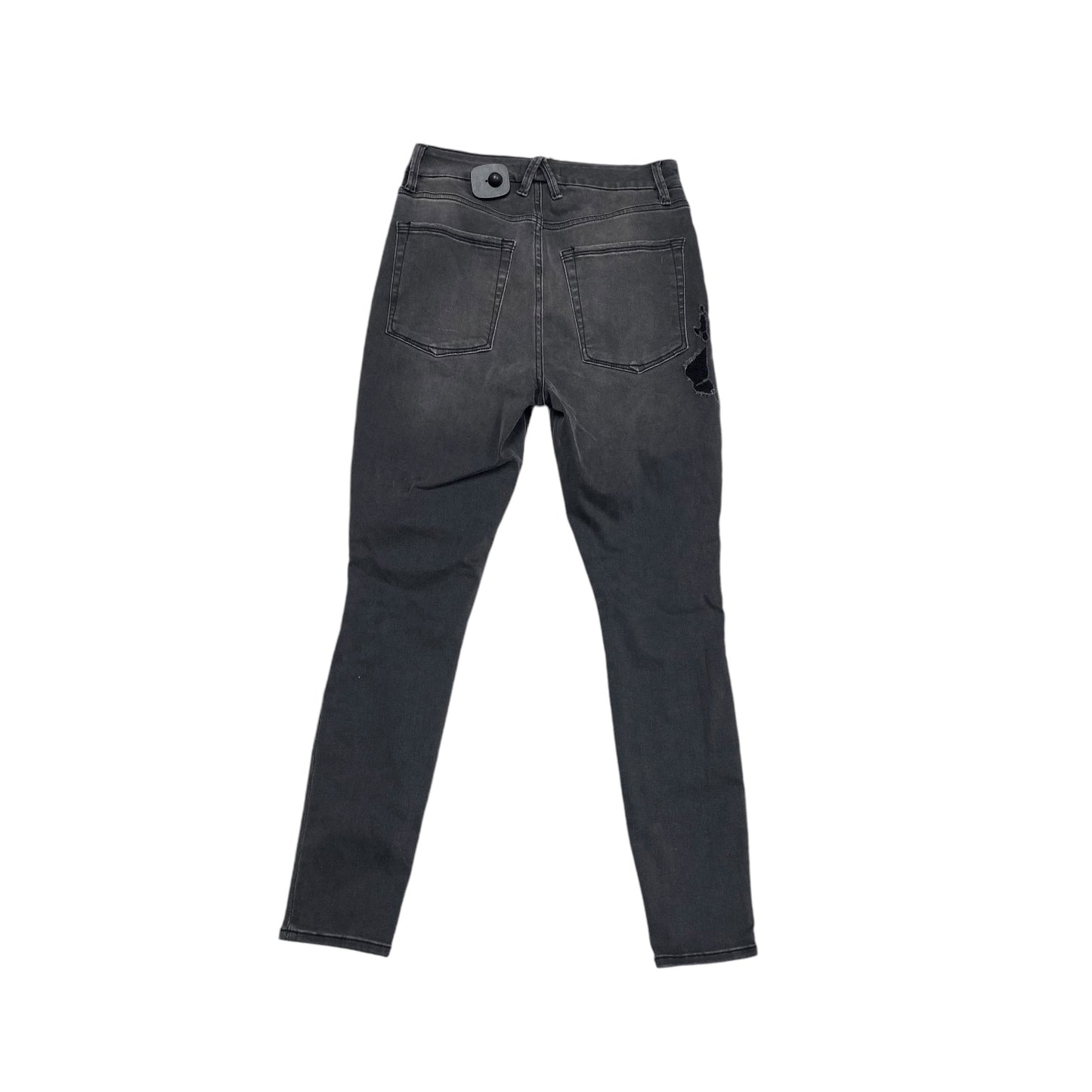 Jeans Skinny By Good American In Black Denim, Size: 4