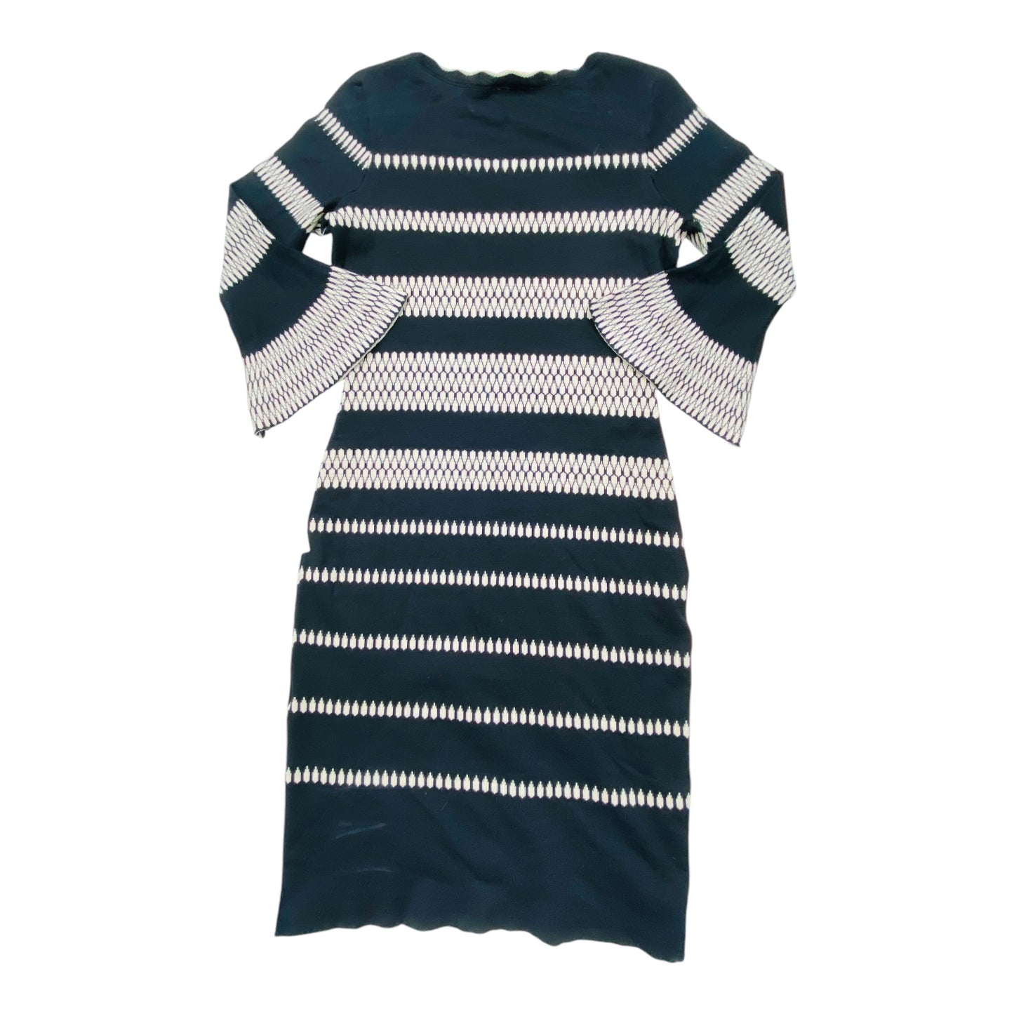 Dress Casual Midi By Cmb In Multi-colored, Size: M