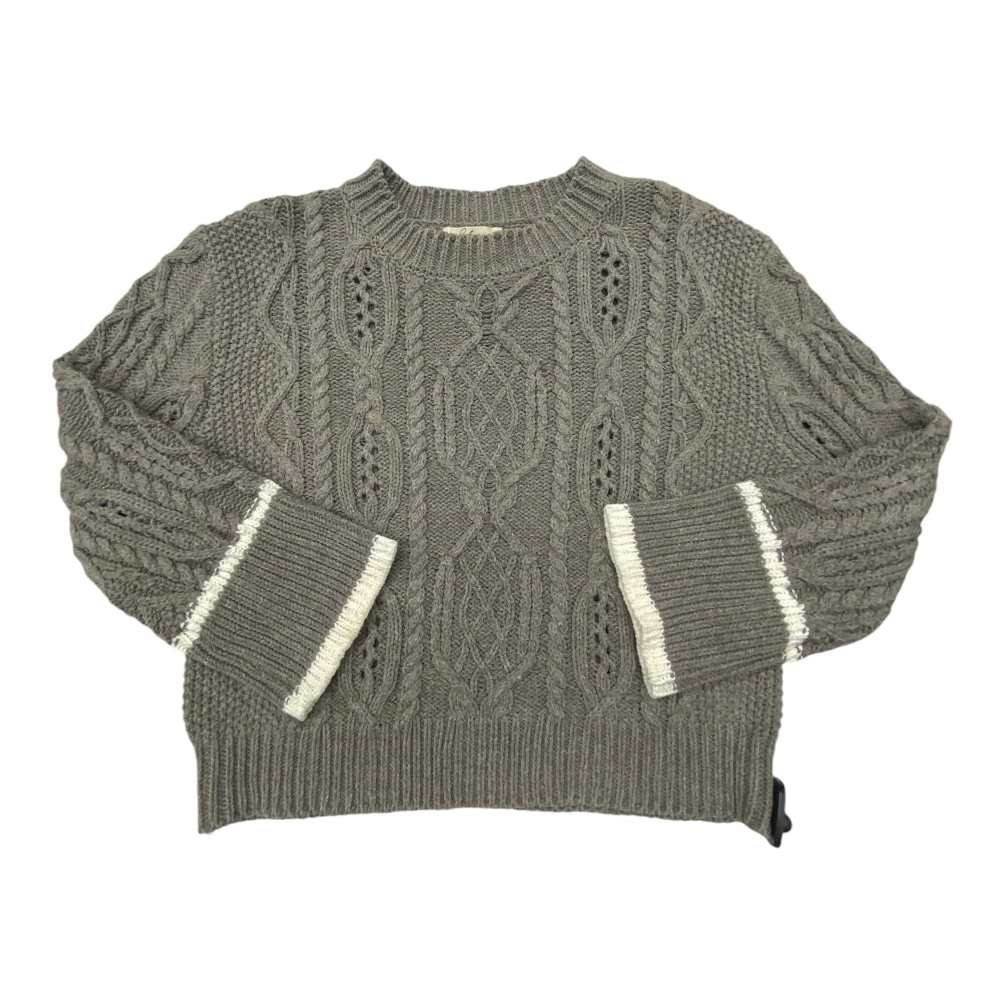 Sweater By Elan In Grey, Size: S