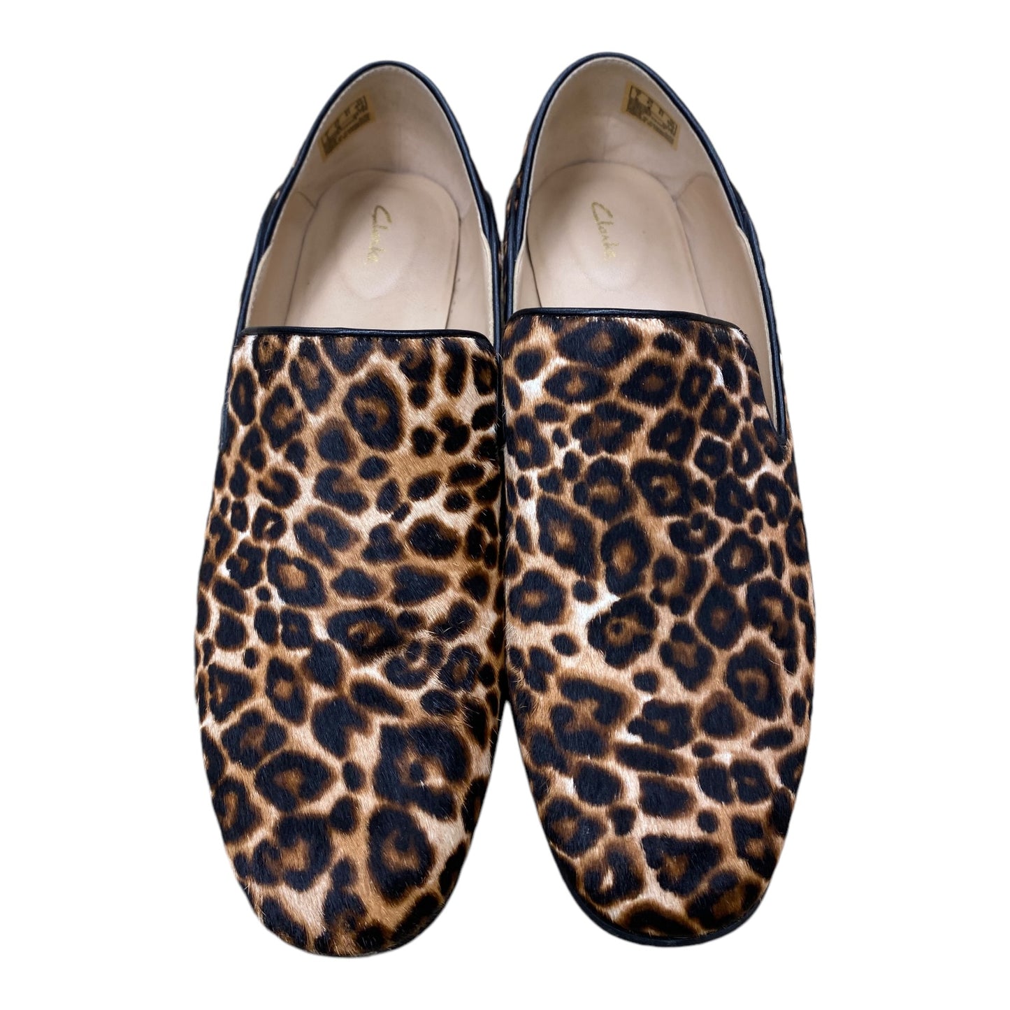 Shoes Flats By Clarks In Animal Print, Size: 9.5