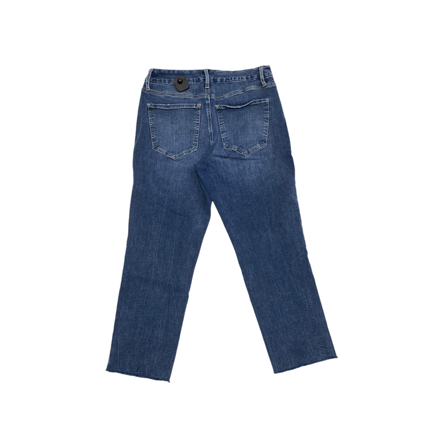 Jeans Straight By Express In Blue Denim, Size: L