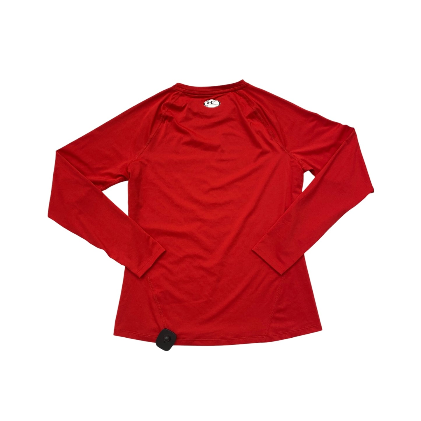 Athletic Top Long Sleeve Crewneck By Under Armour In Red, Size: Xl