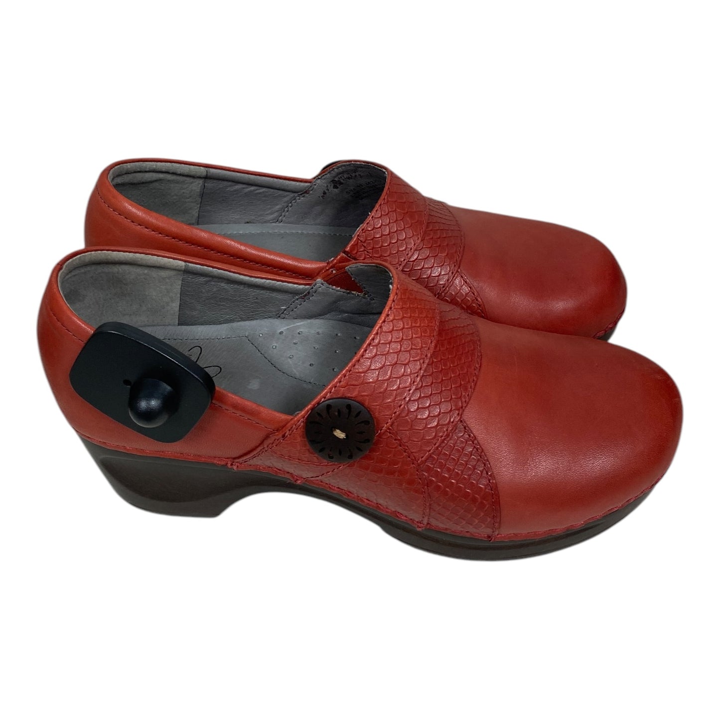 Shoes Heels Block By Sanita In Red, Size: 8.5