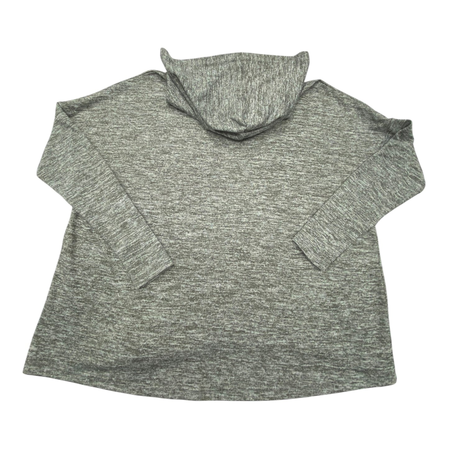 Athletic Top Long Sleeve Hoodie By Clothes Mentor In Grey, Size: S