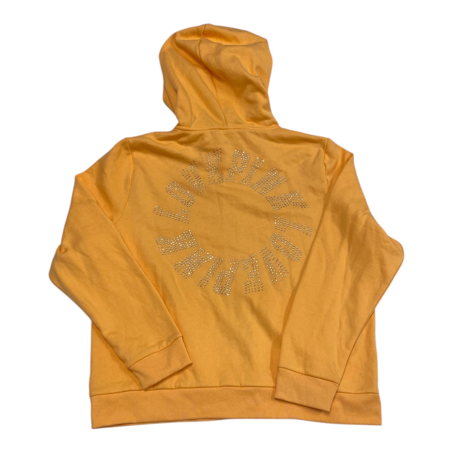 Sweatshirt Hoodie By Pink In Orange, Size: Xxl