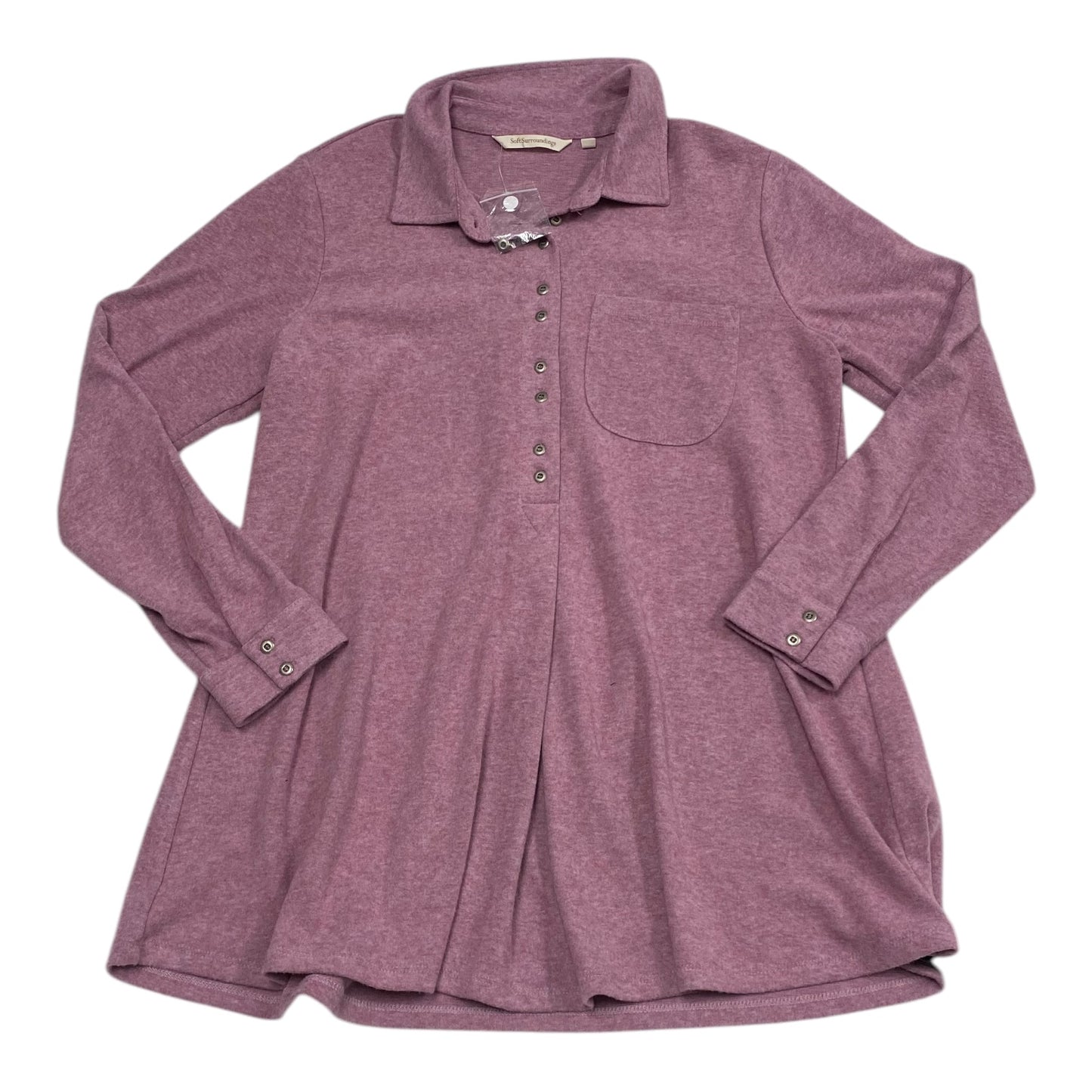 Top Long Sleeve By Soft Surroundings In Purple, Size: M