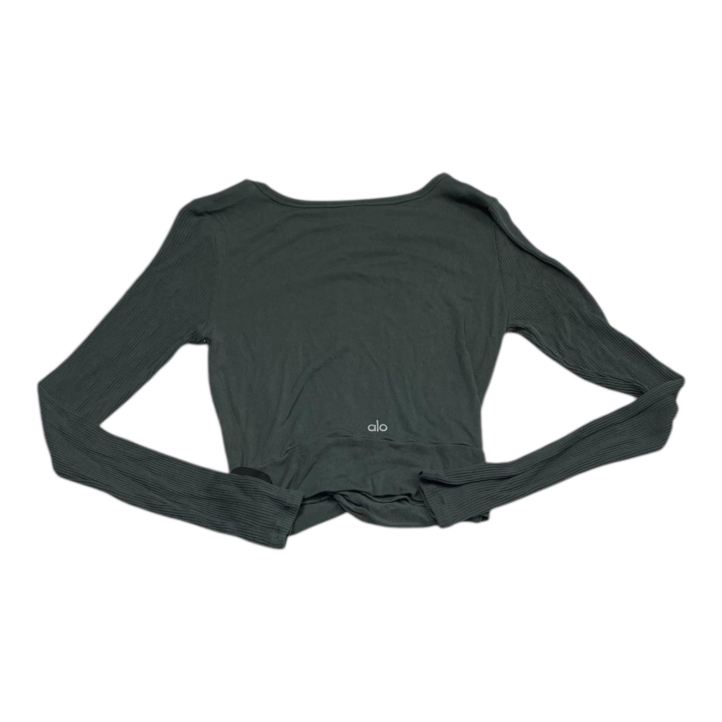 Athletic Top Long Sleeve Crewneck By Alo In Green, Size: M