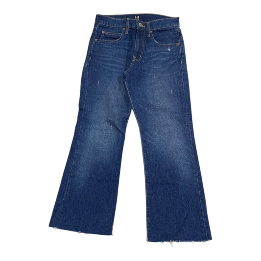 Jeans Flared By Gap In Blue Denim, Size: 0