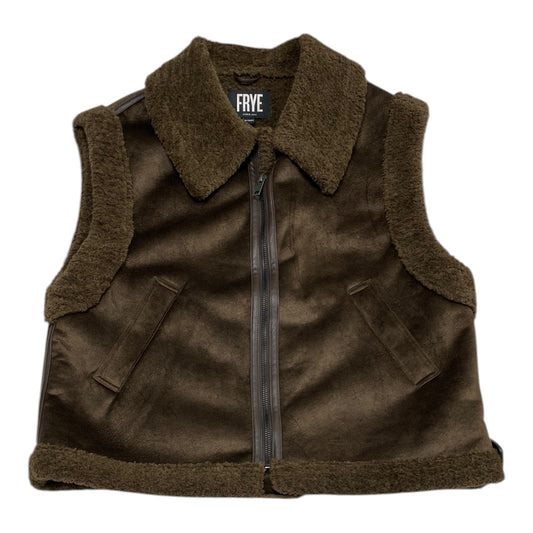 Vest Designer By Frye In Brown, Size: Xl