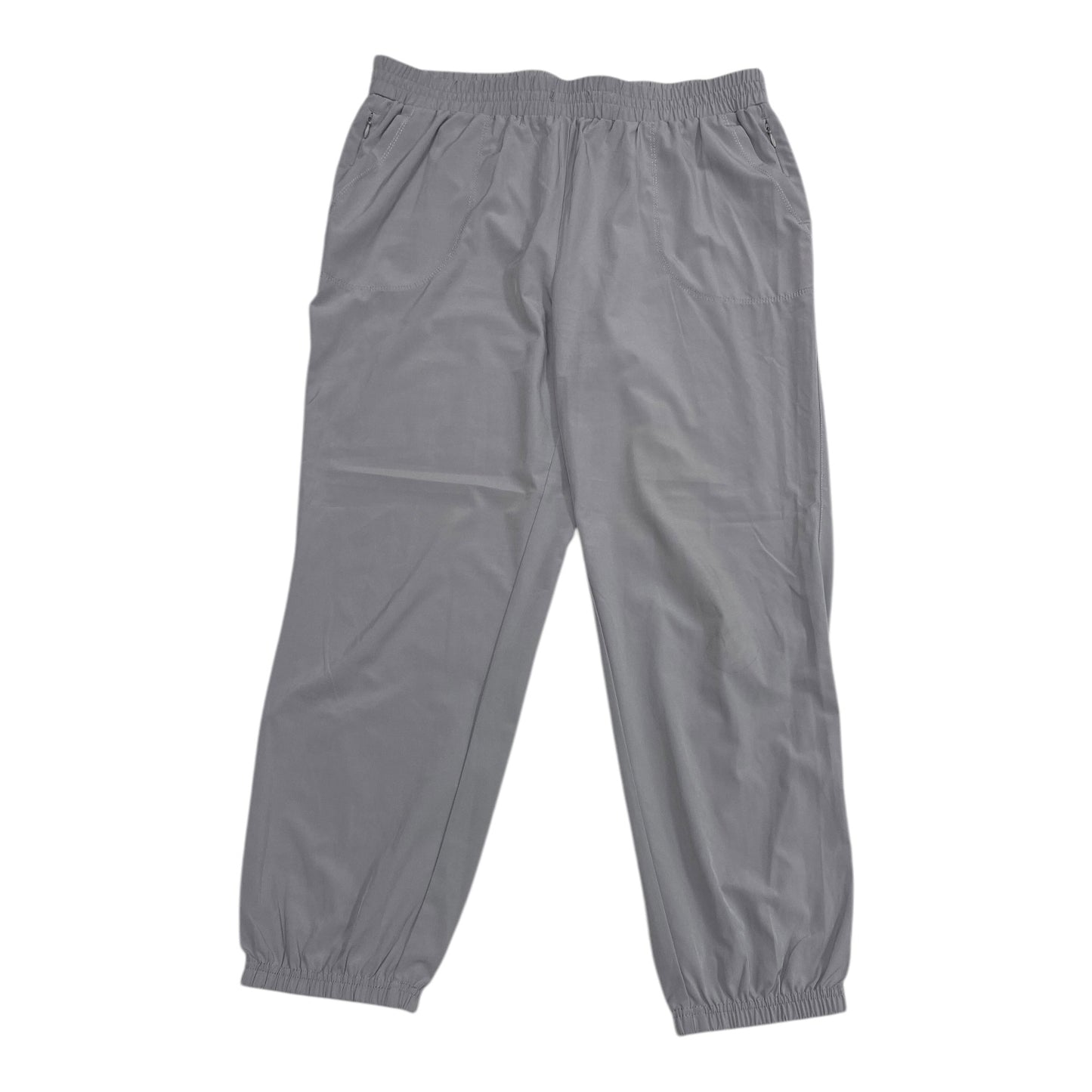 Athletic Pants By Zac And Rachel In Grey, Size: L