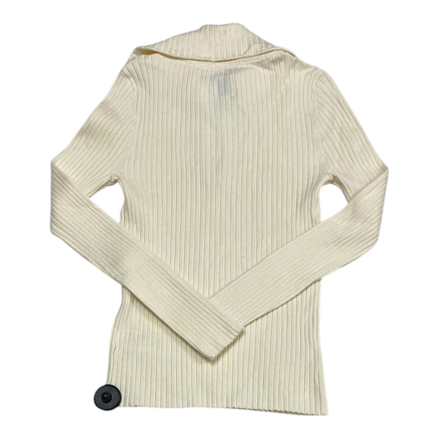 Top Long Sleeve By Maeve In Cream, Size: M