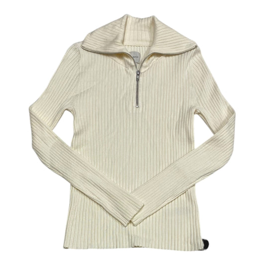 Top Long Sleeve By Maeve In Cream, Size: M