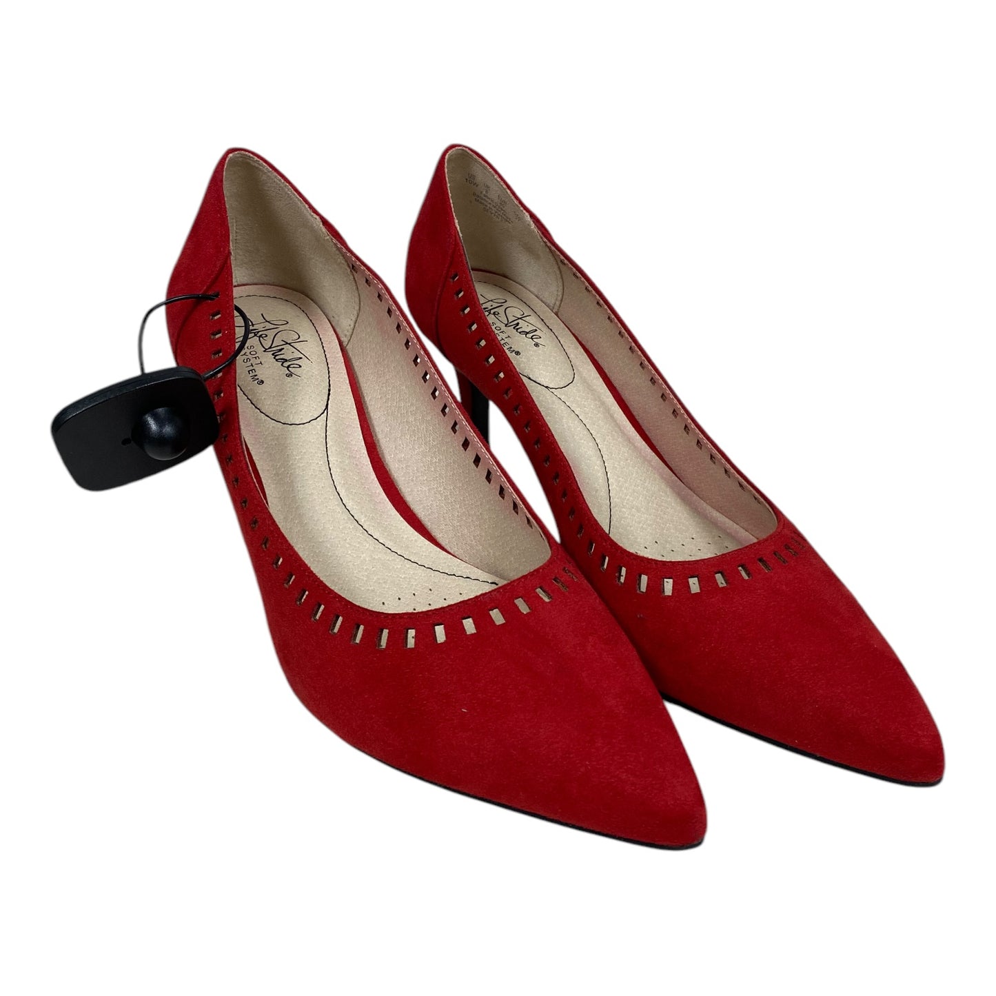 Shoes Heels Kitten By Life Stride In Red, Size: 10