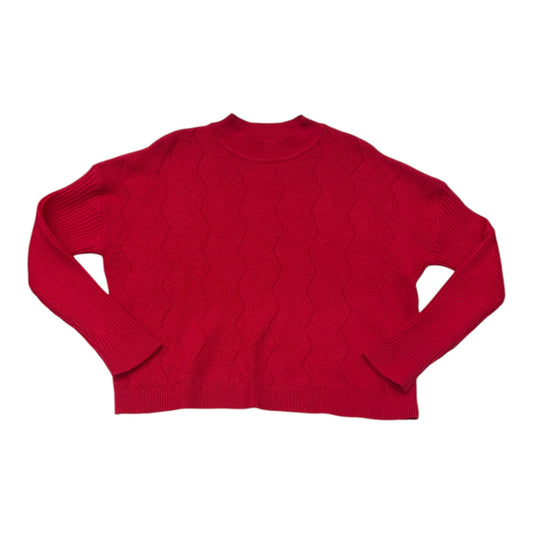 Sweater By Cyrus Knits In Red, Size: L