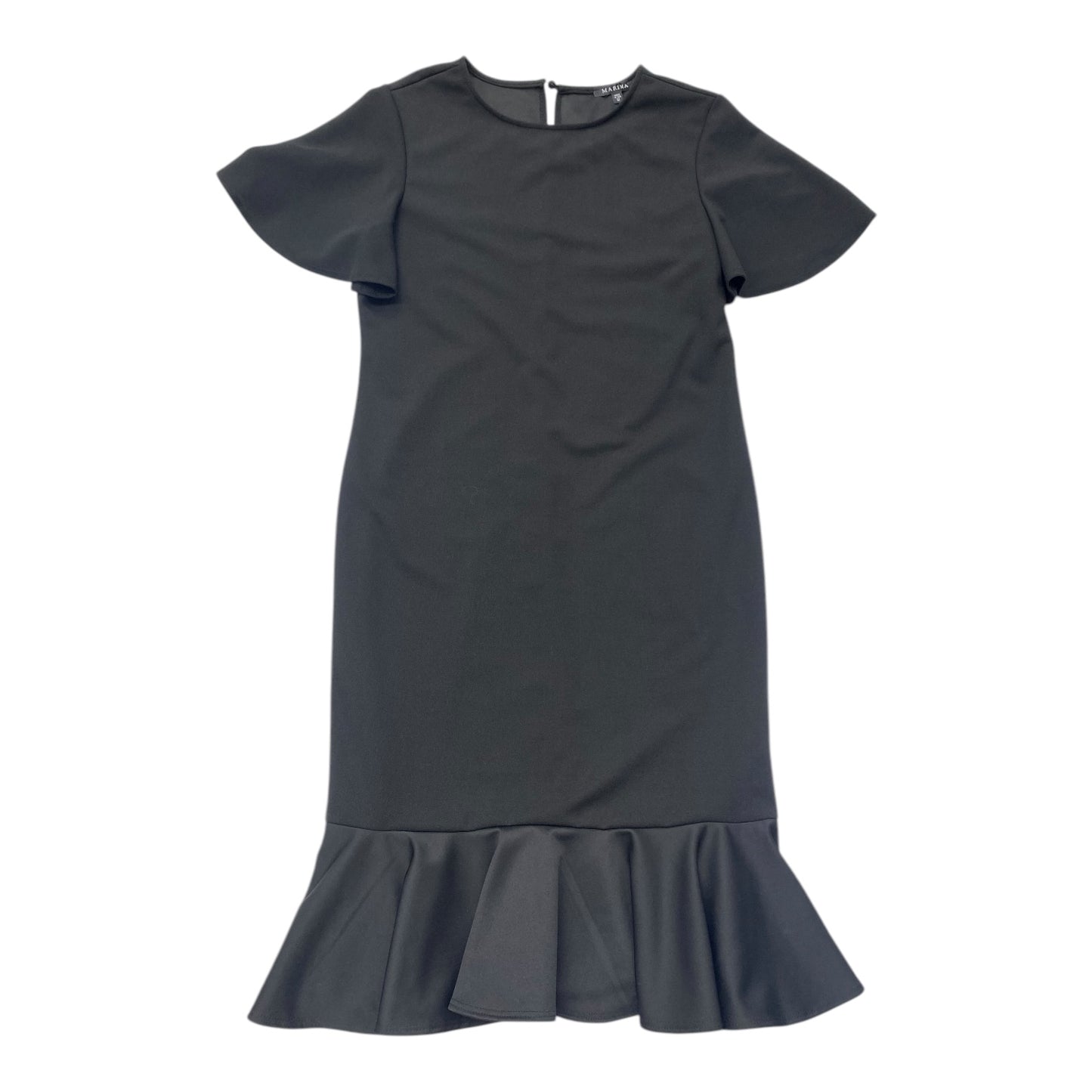 Dress Casual Midi By Marina In Black, Size: L