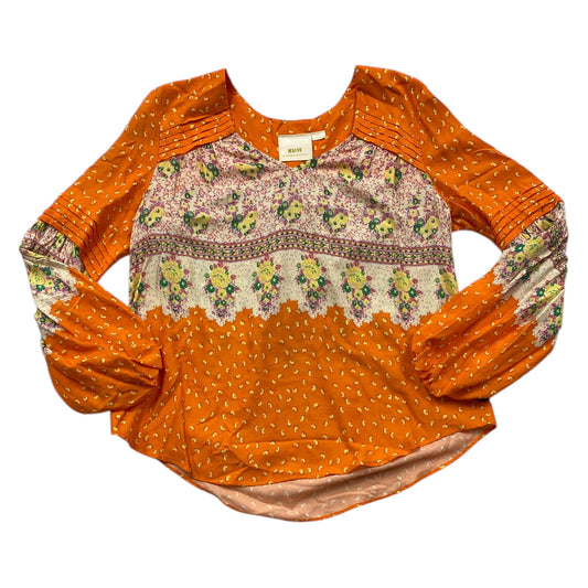 Top Long Sleeve By Maeve In Multi-colored, Size: S